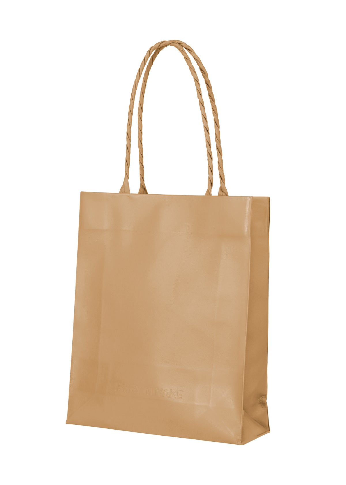 PAPER BAG(LEATHER)、バッグ&財布_トートバッグ、ベージュ
