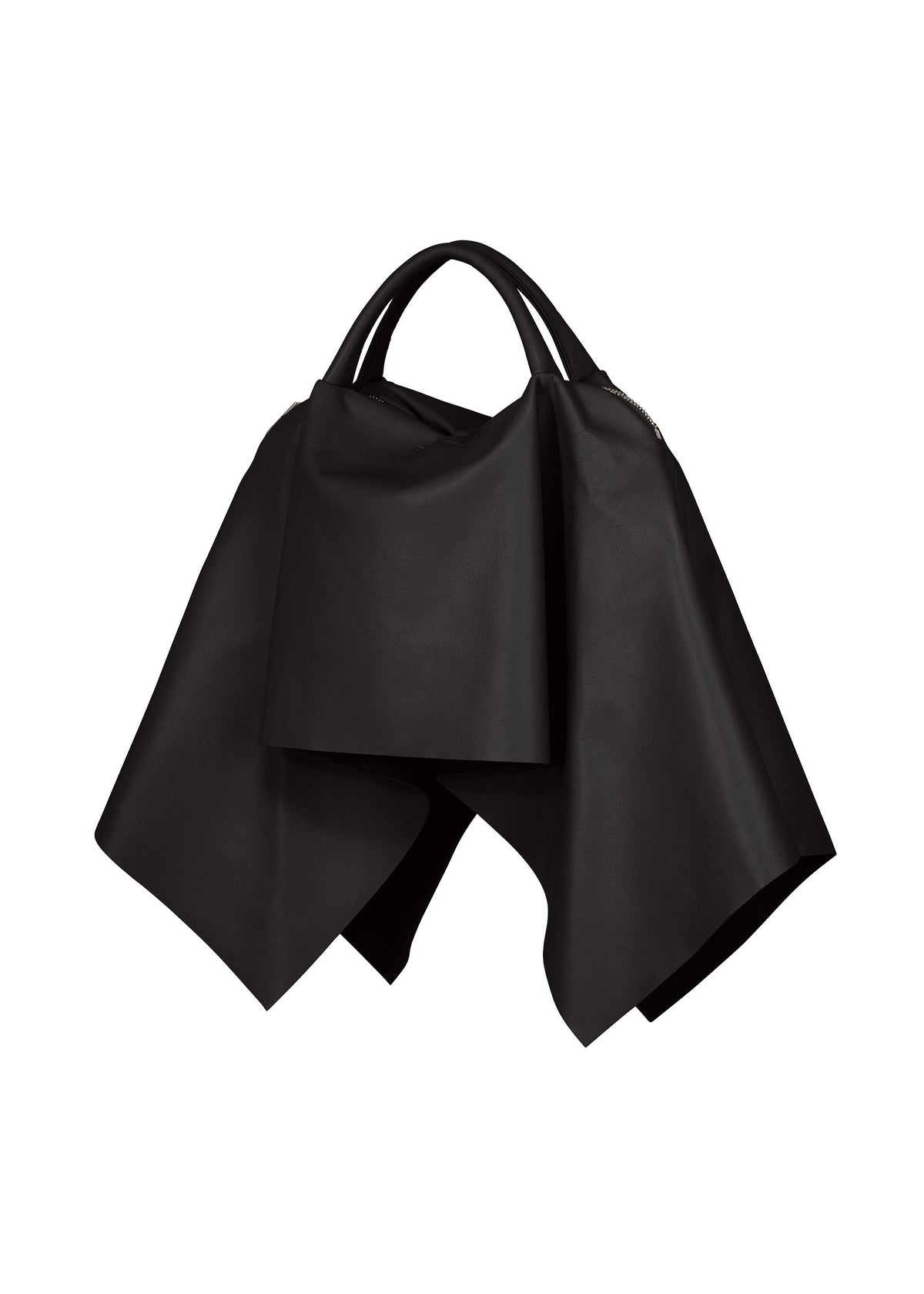 SQUARE BAG(LEATHER)、バッグ&財布_ハンドバッグ、ブラック