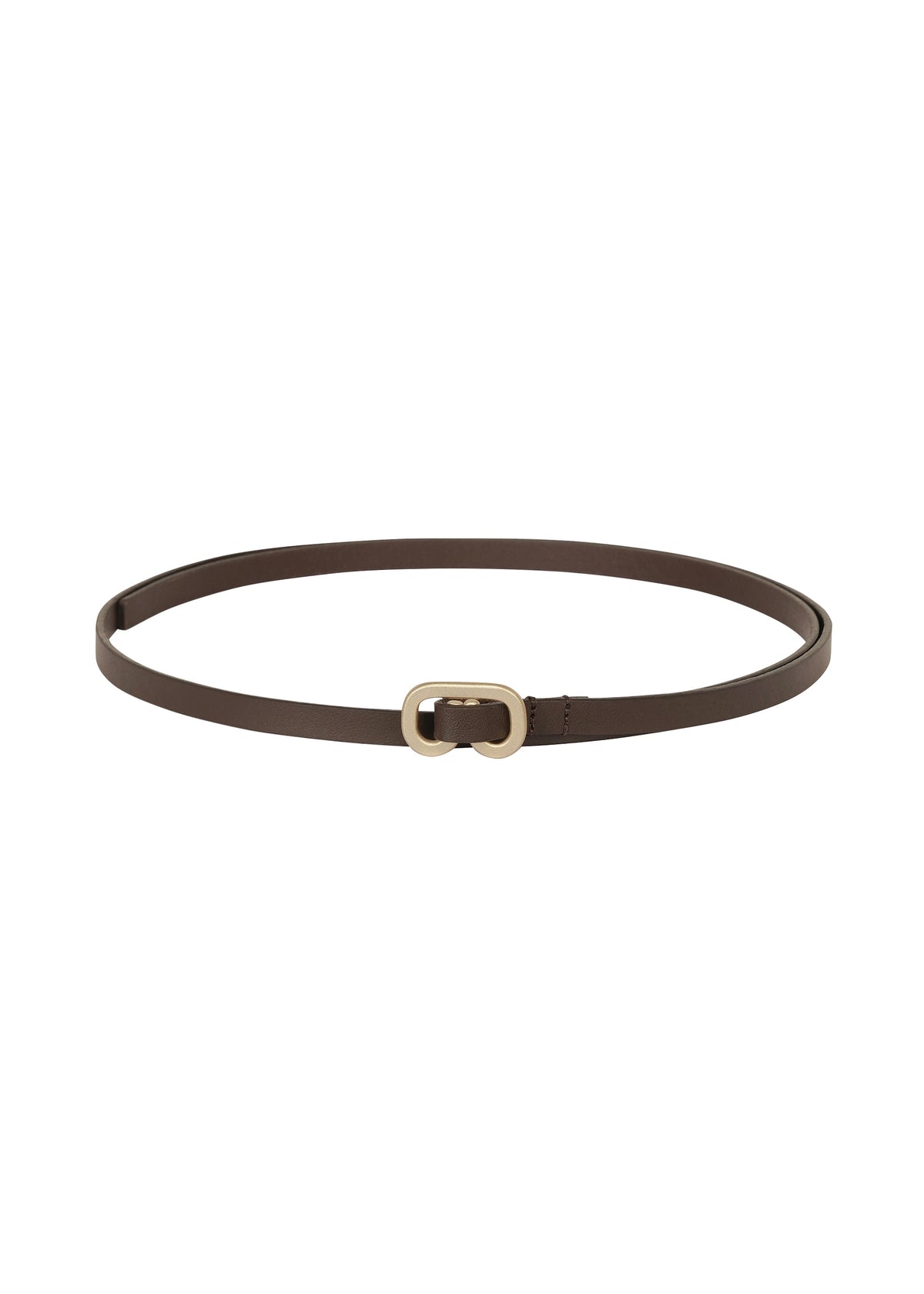 SOLID LEATHER BELT、アクセサリー&その他_アクセサリー、ブラウン