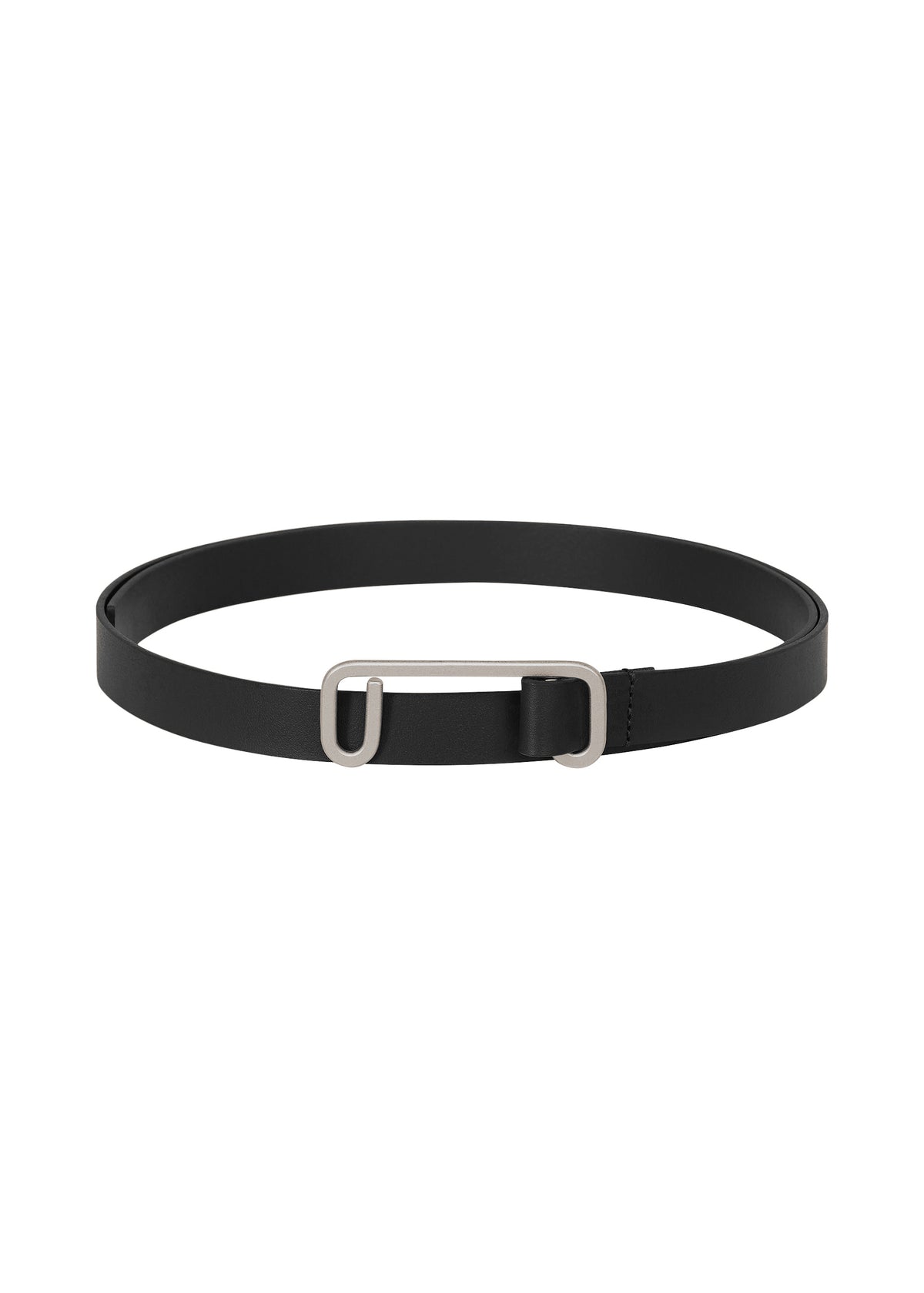 SOLID LEATHER BELT、アクセサリー&その他_アクセサリー、ブラック