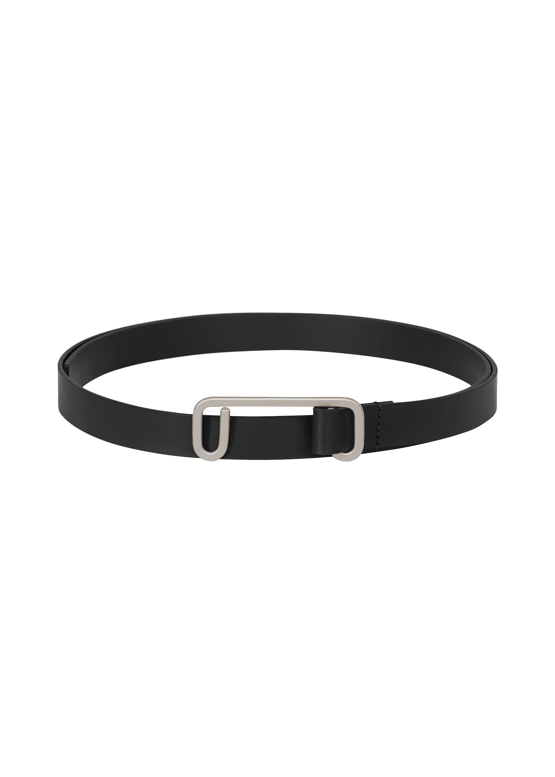 SOLID LEATHER BELT、アクセサリー&その他_アクセサリー、ブラック