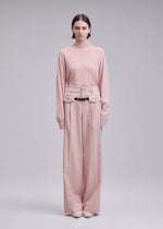 LUSTROUS WOOL PANTS、ウィメンズ_パンツ、着用画像1