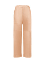 GLOSSED PANELS PLEATS、ウィメンズ_パンツ、ピンク