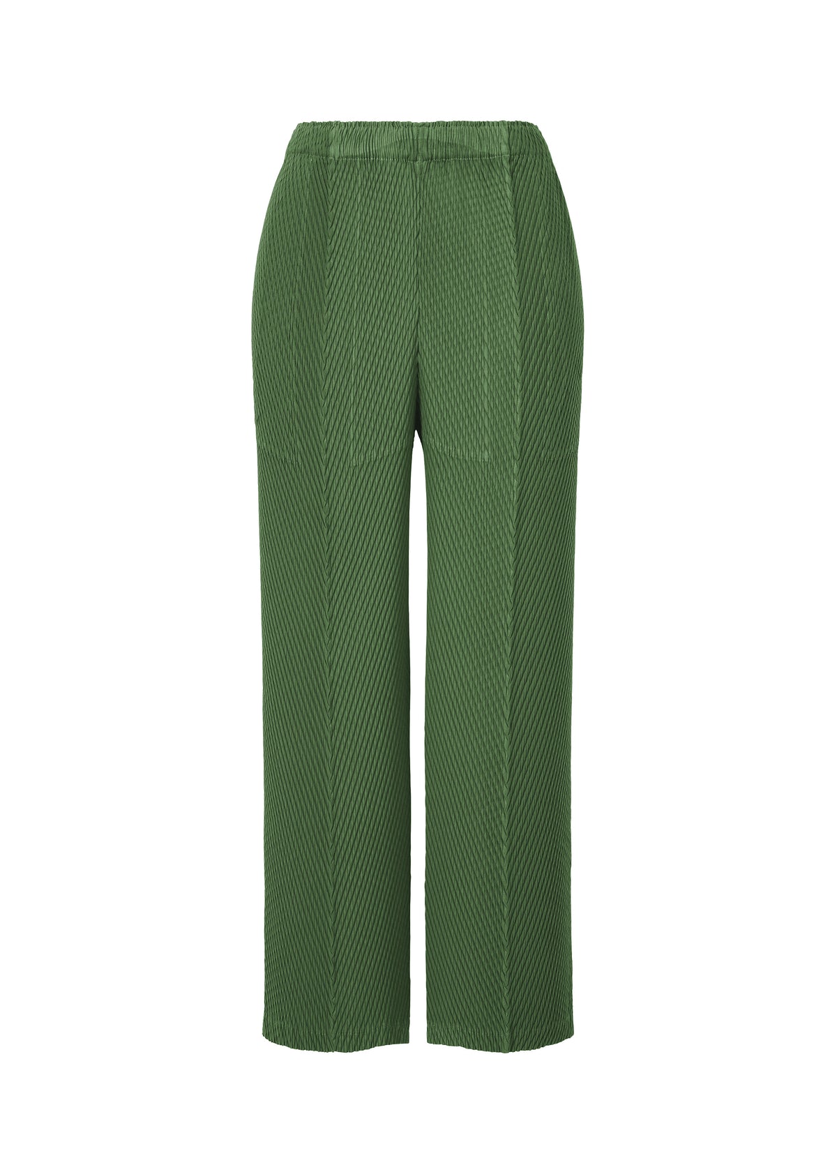 RHOMBUS PLEATS、ウィメンズ_パンツ、グリーン