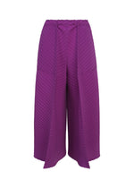 TUBULAR PLEATS、ウィメンズ_パンツ、パープル