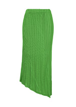 UNFURLING PLEATS、ウィメンズ_スカート、グリーン