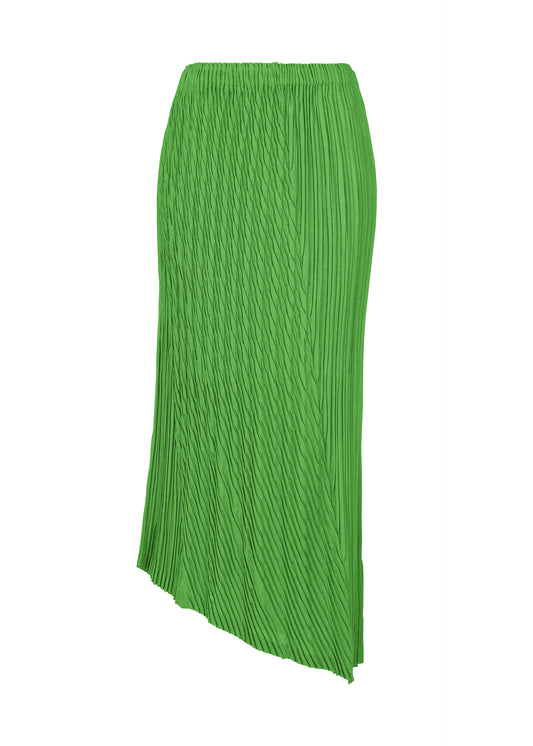 UNFURLING PLEATS、ウィメンズ_スカート、グリーン