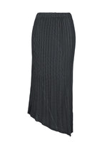 UNFURLING PLEATS、ウィメンズ_スカート、ネイビー