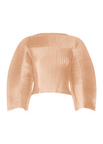 GLOSSED PANELS PLEATS、ウィメンズ_トップス_トップ、ピンク