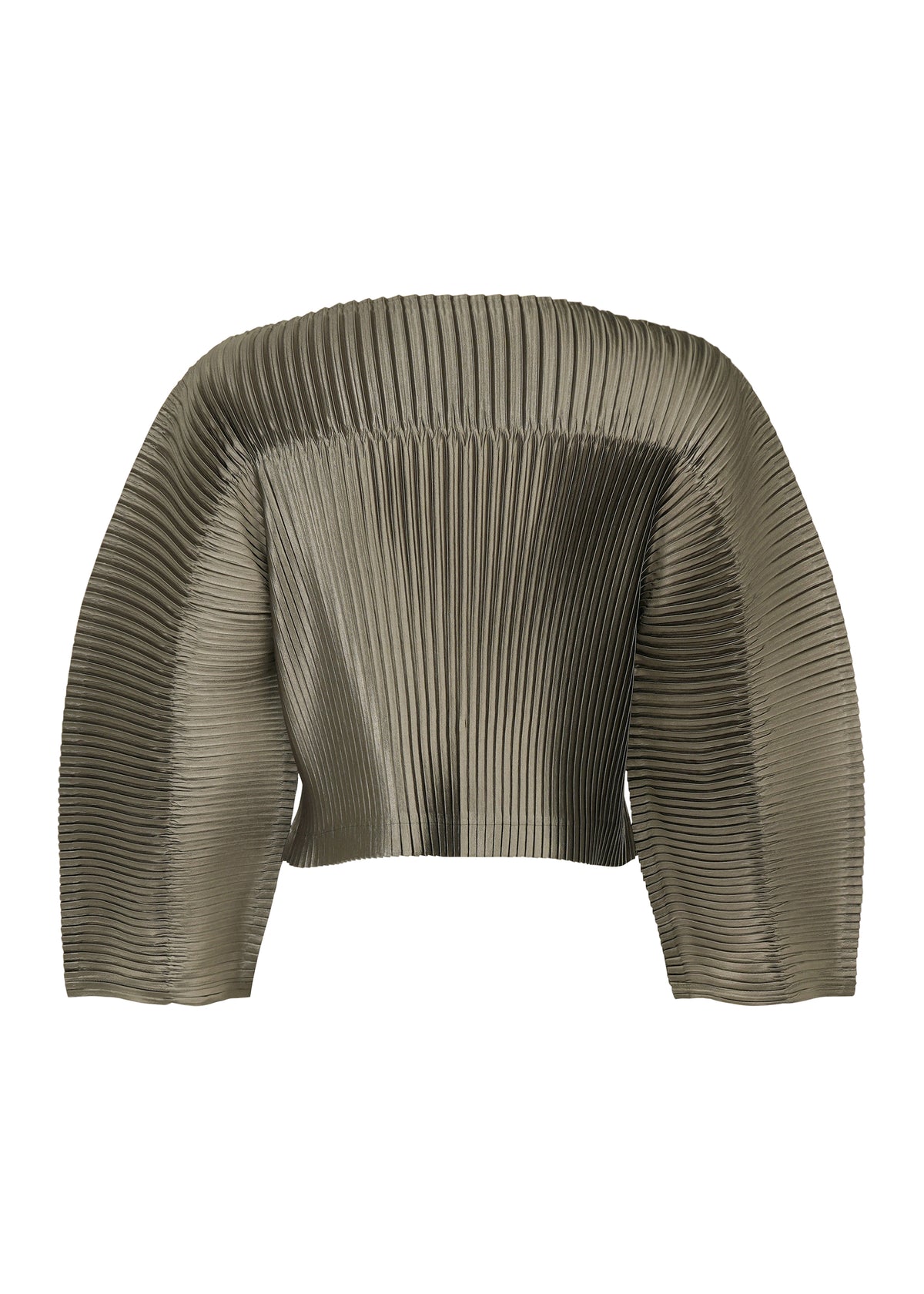 GLOSSED PANELS PLEATS、ウィメンズ_トップス_トップ、ディテール画像1