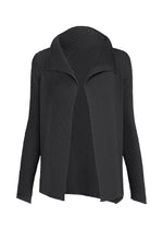 MISTY PLEATS、ウィメンズ_トップス_カーディガン、ブラック