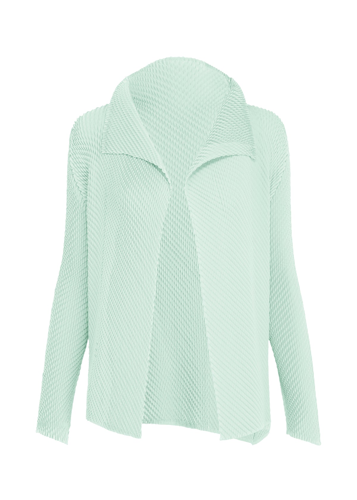 MISTY PLEATS、ウィメンズ_トップス_カーディガン、ブルー