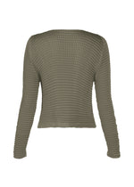 SUEDE LIKE PLEATS、ウィメンズ_トップス_カーディガン、ディテール画像1
