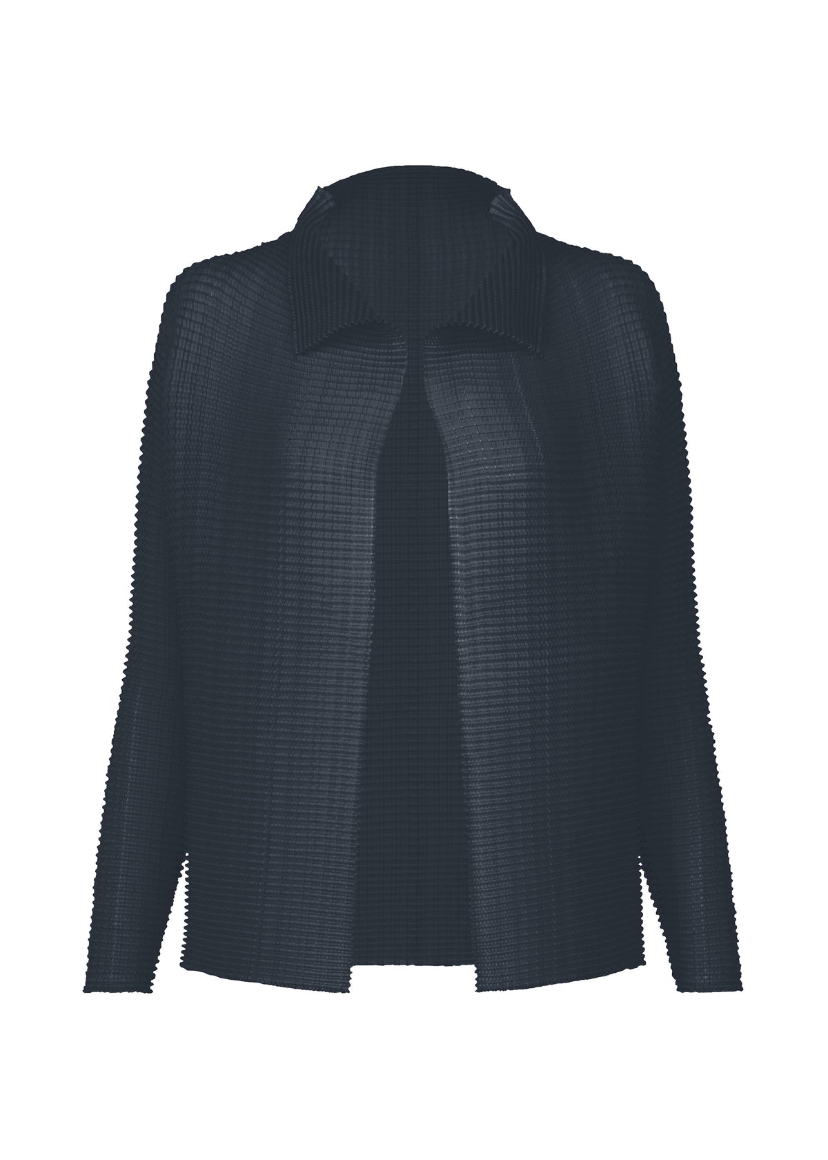 WOOLY PLEATS-68、ウィメンズ_トップス_カーディガン、ネイビー