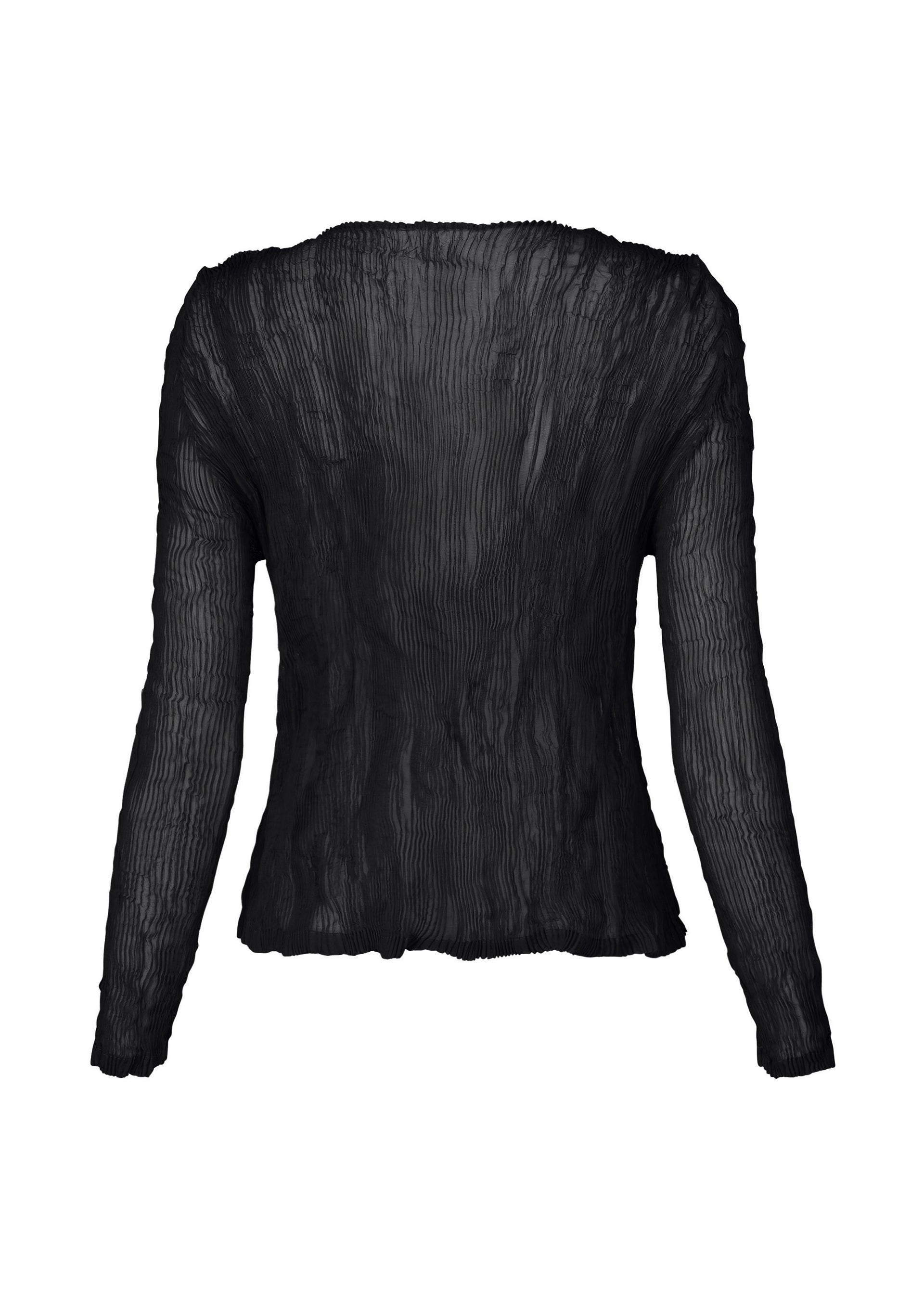 CHIFFON TWIST BK/WT-68、ウィメンズ_トップス_カーディガン、ディテール画像1