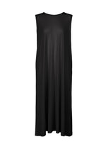 DRAPE JERSEY-68、ウィメンズ_ワンピース、ブラック