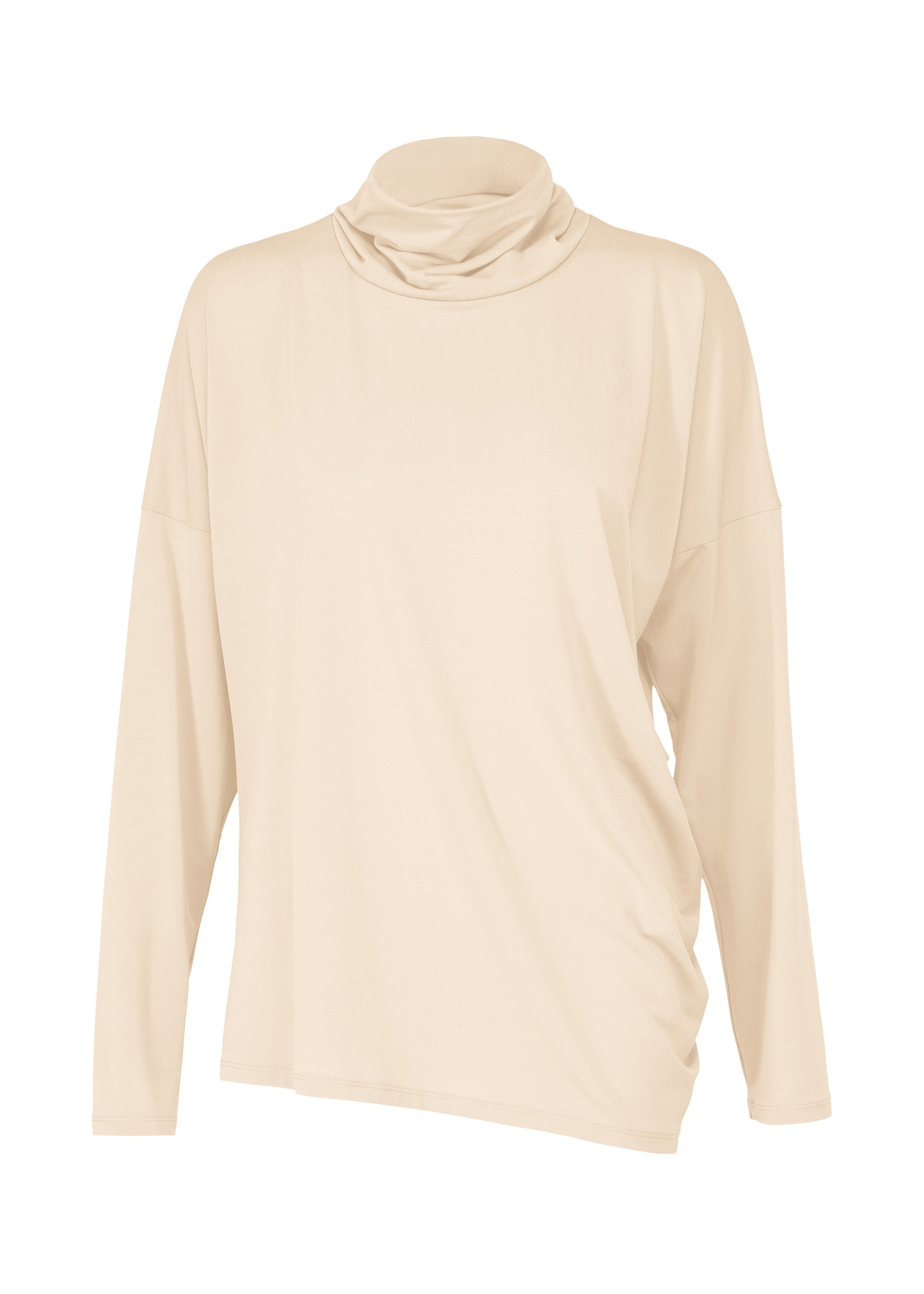 DRAPE JERSEY-68、ウィメンズ_トップス_トップ、ホワイト