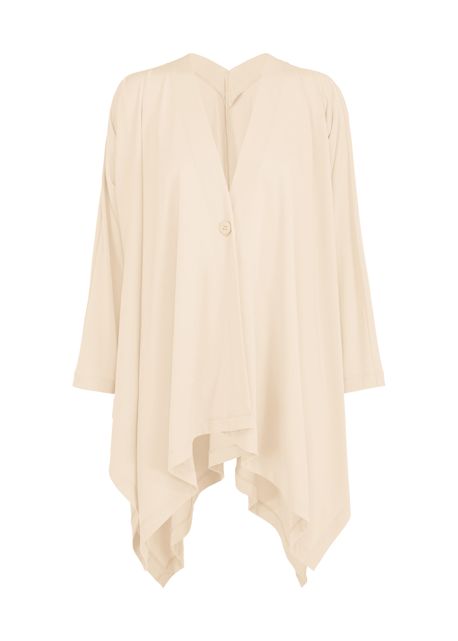 DRAPE JERSEY-68、ウィメンズ_トップス_カーディガン、ホワイト