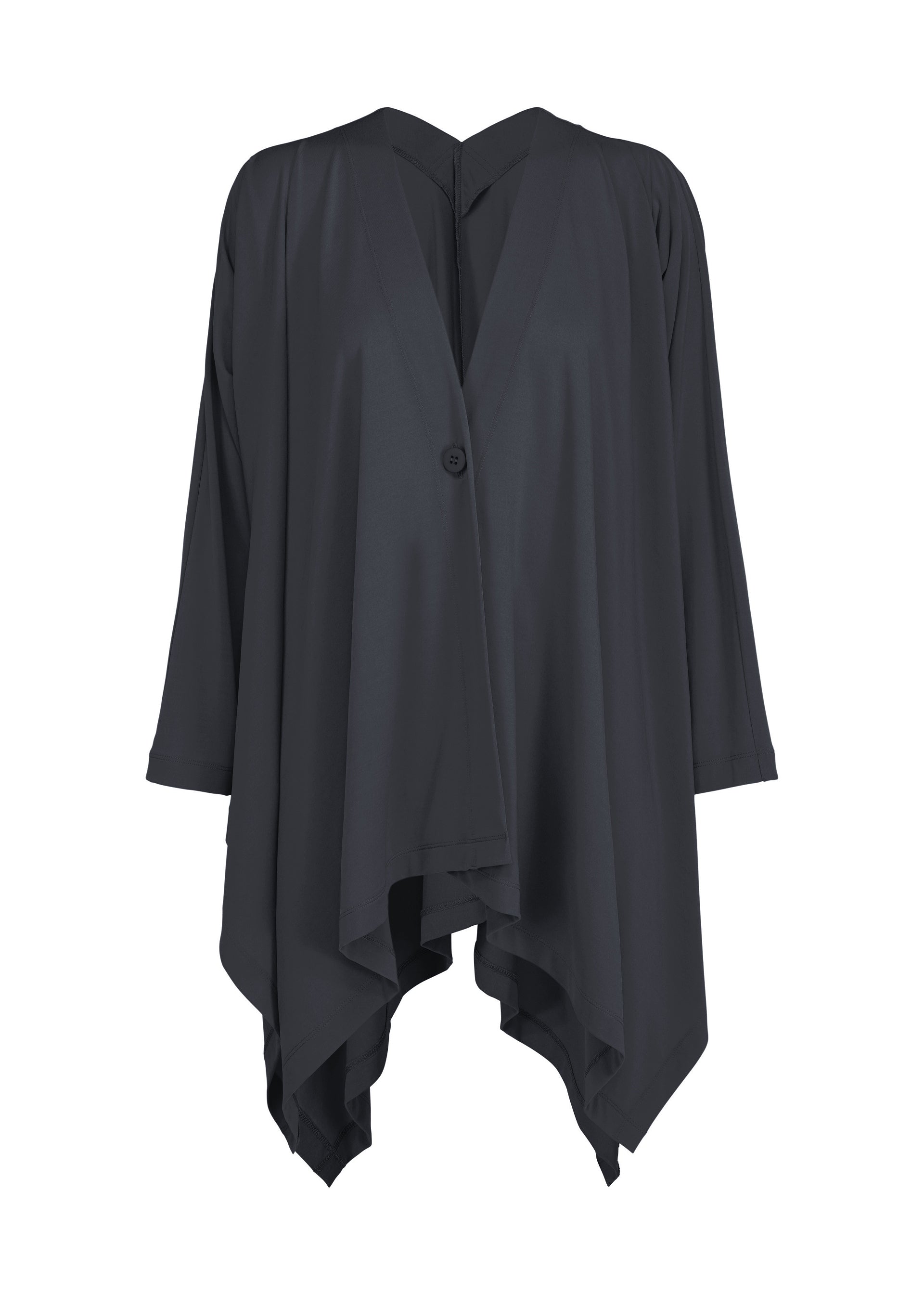 DRAPE JERSEY-68、ウィメンズ_トップス_カーディガン、ネイビー