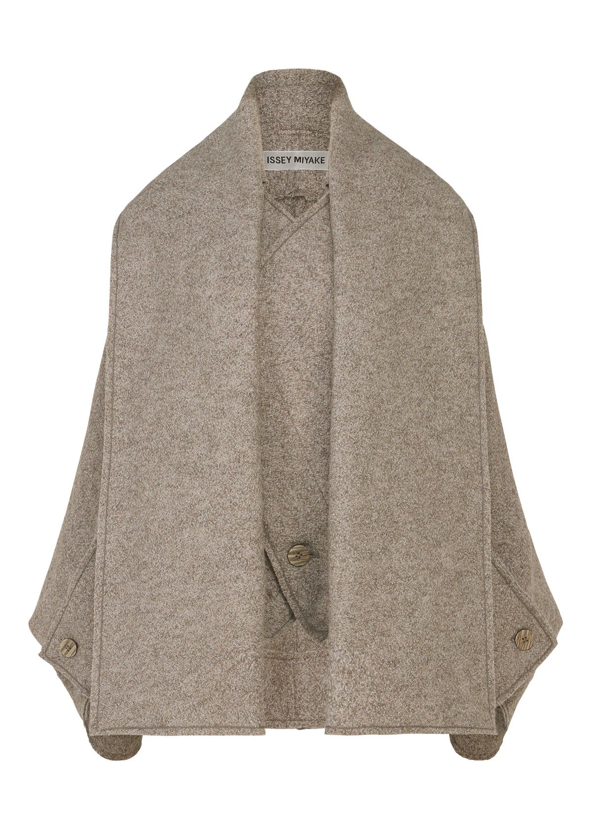 WOOLEN GRANITE、ウィメンズ_ジャケット&コート_コート、ベージュ