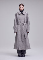 WOOLEN GRANITE、ウィメンズ_ジャケット&コート_コート、着用画像1