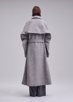 WOOLEN GRANITE、ウィメンズ_ジャケット&コート_コート、着用画像2