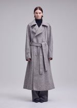 WOOLEN GRANITE、ウィメンズ_ジャケット&コート_コート、着用画像4
