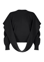 O KNIT、ウィメンズ_トップス_トップ、ブラック