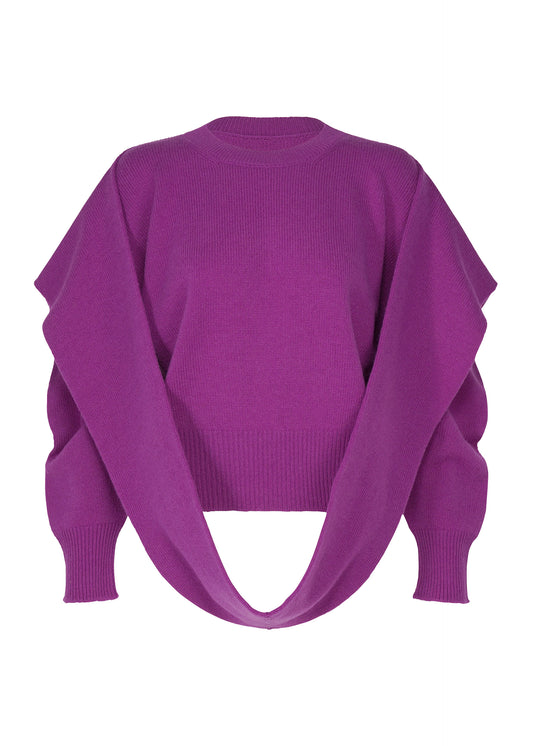 O KNIT、ウィメンズ_トップス_トップ、パープル