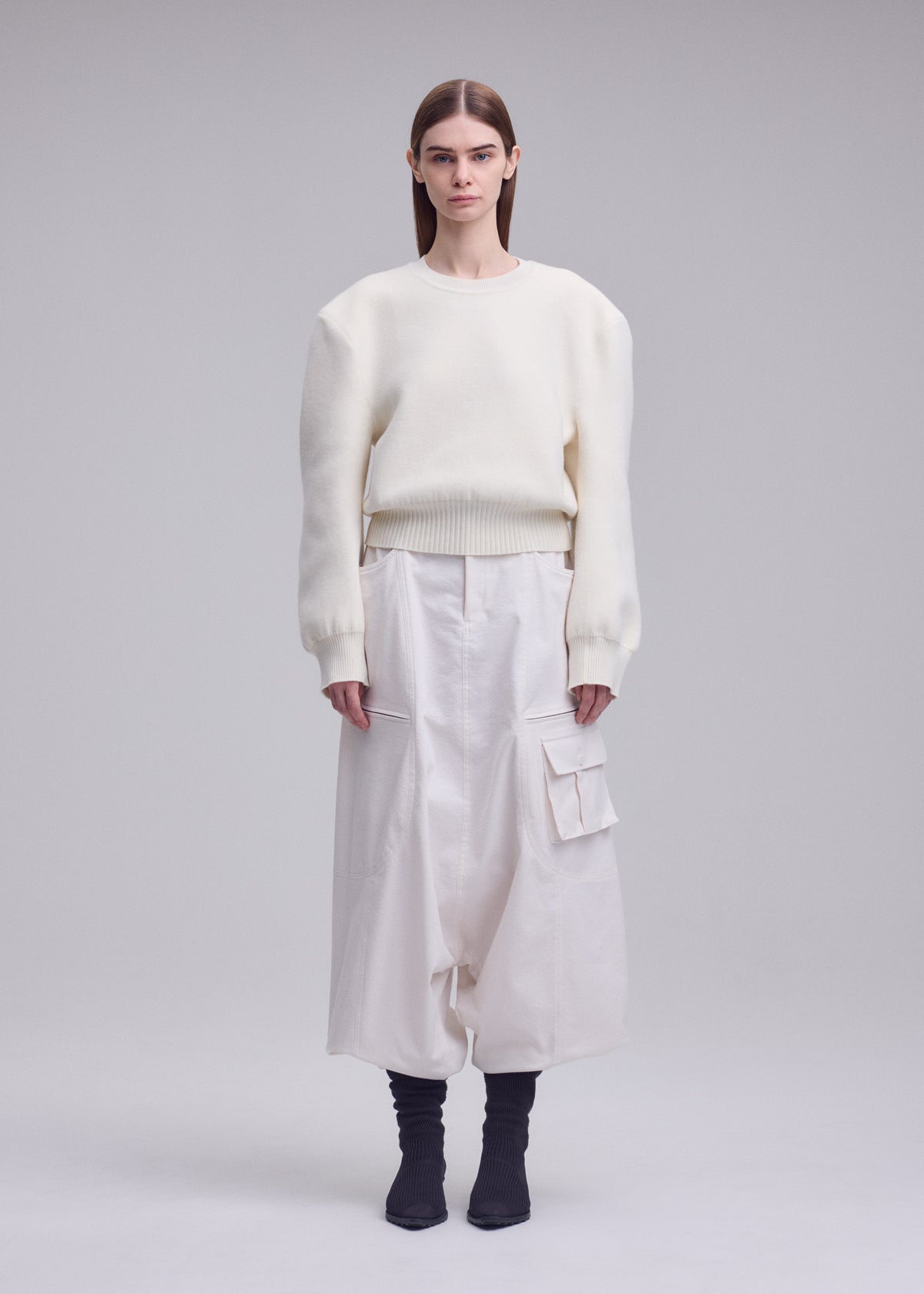 HANDSOME KNIT、ウィメンズ_トップス_トップ、着用画像1