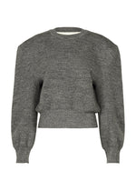 HANDSOME KNIT、ウィメンズ_トップス_トップ、グレー