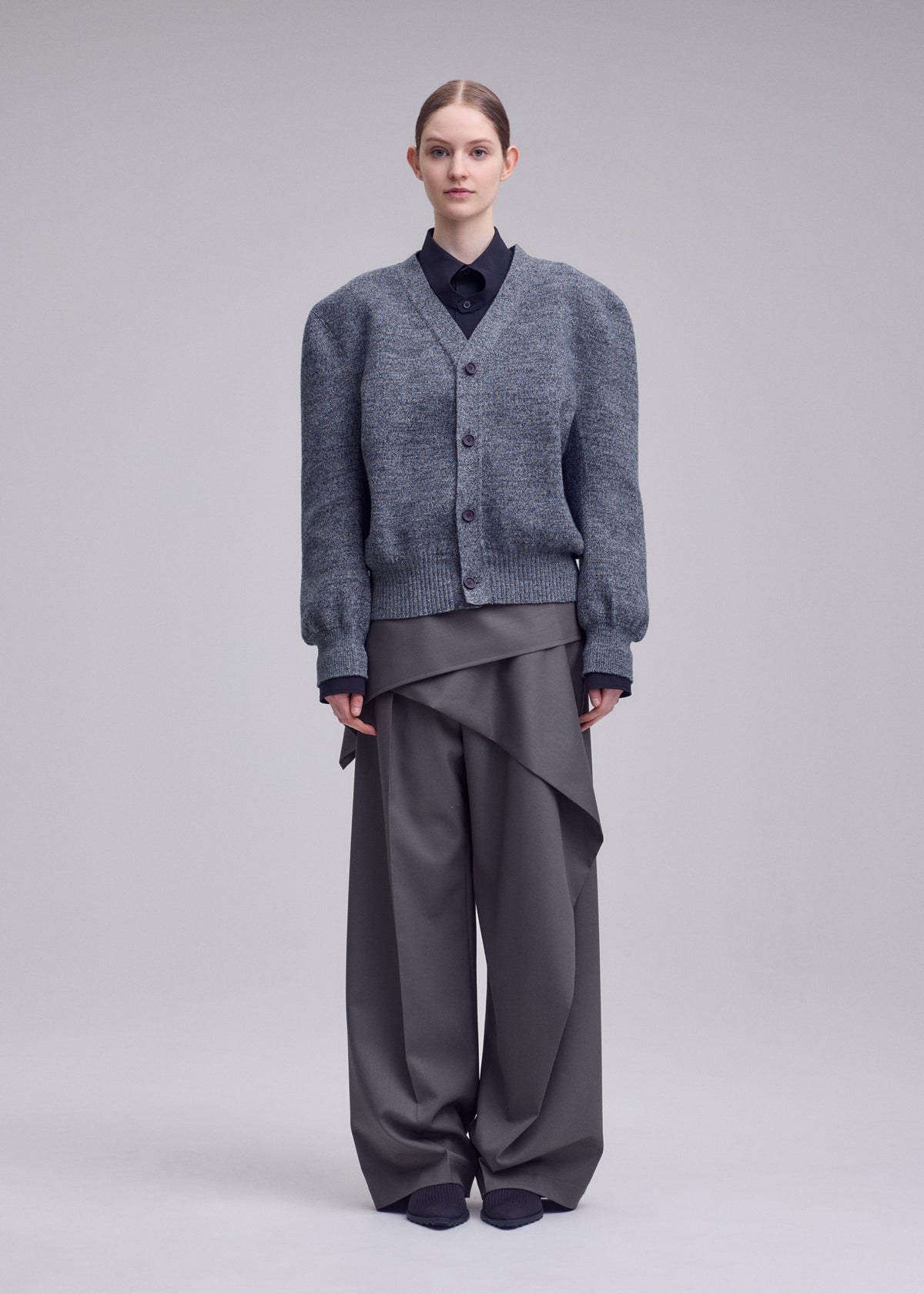 HANDSOME KNIT、ウィメンズ_トップス_カーディガン、着用画像1