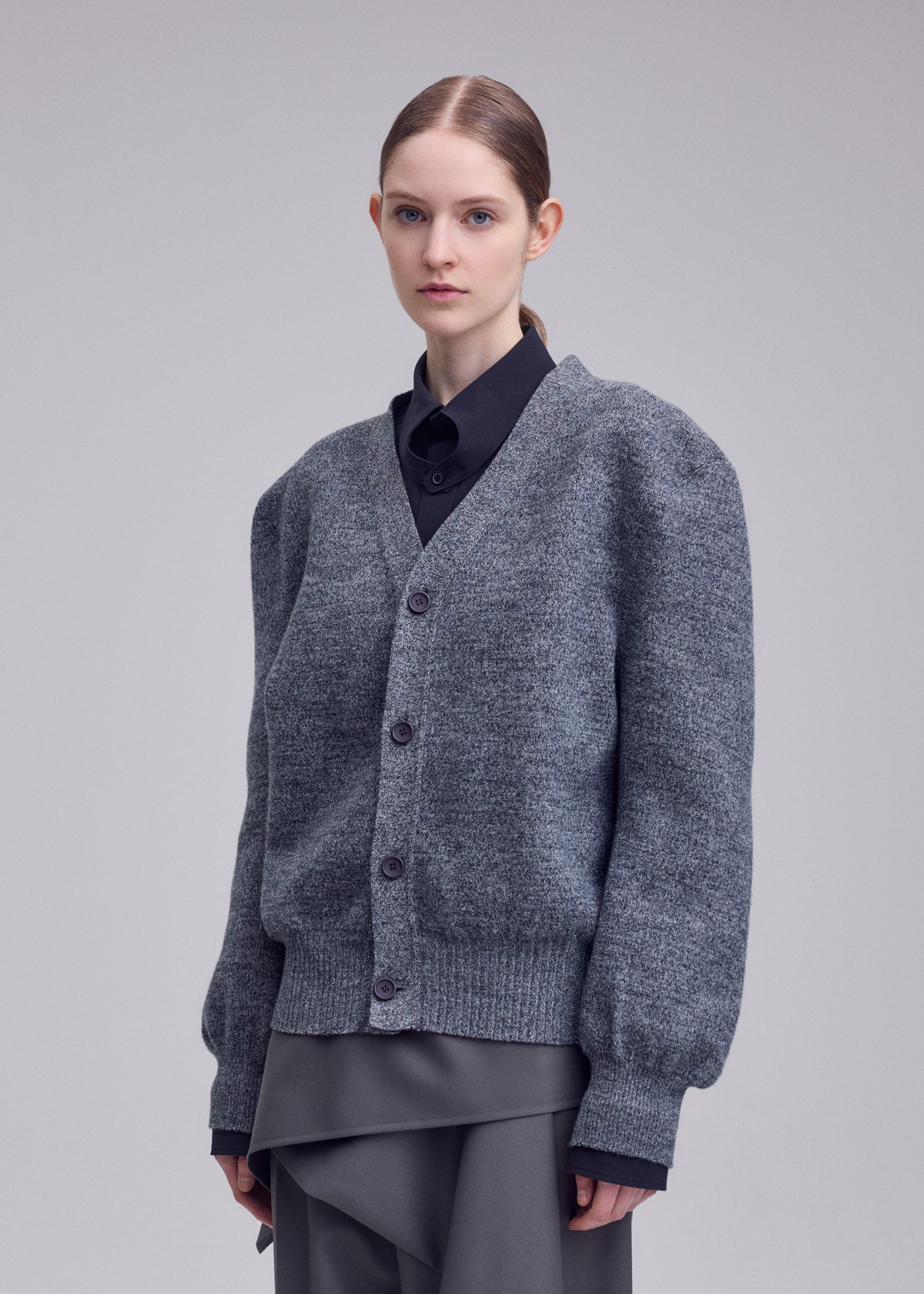 HANDSOME KNIT、ウィメンズ_トップス_カーディガン、着用画像3
