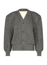 HANDSOME KNIT、ウィメンズ_トップス_カーディガン、グレー