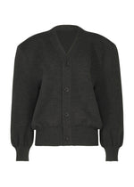 HANDSOME KNIT、ウィメンズ_トップス_カーディガン、ブラック