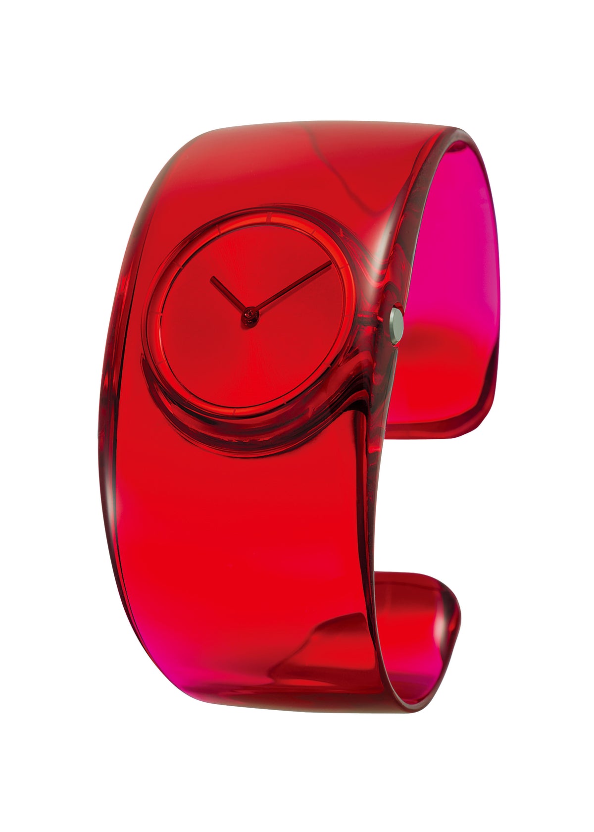 O　Designed by Tokujin Yoshioka、アクセサリー&その他_時計、レッド