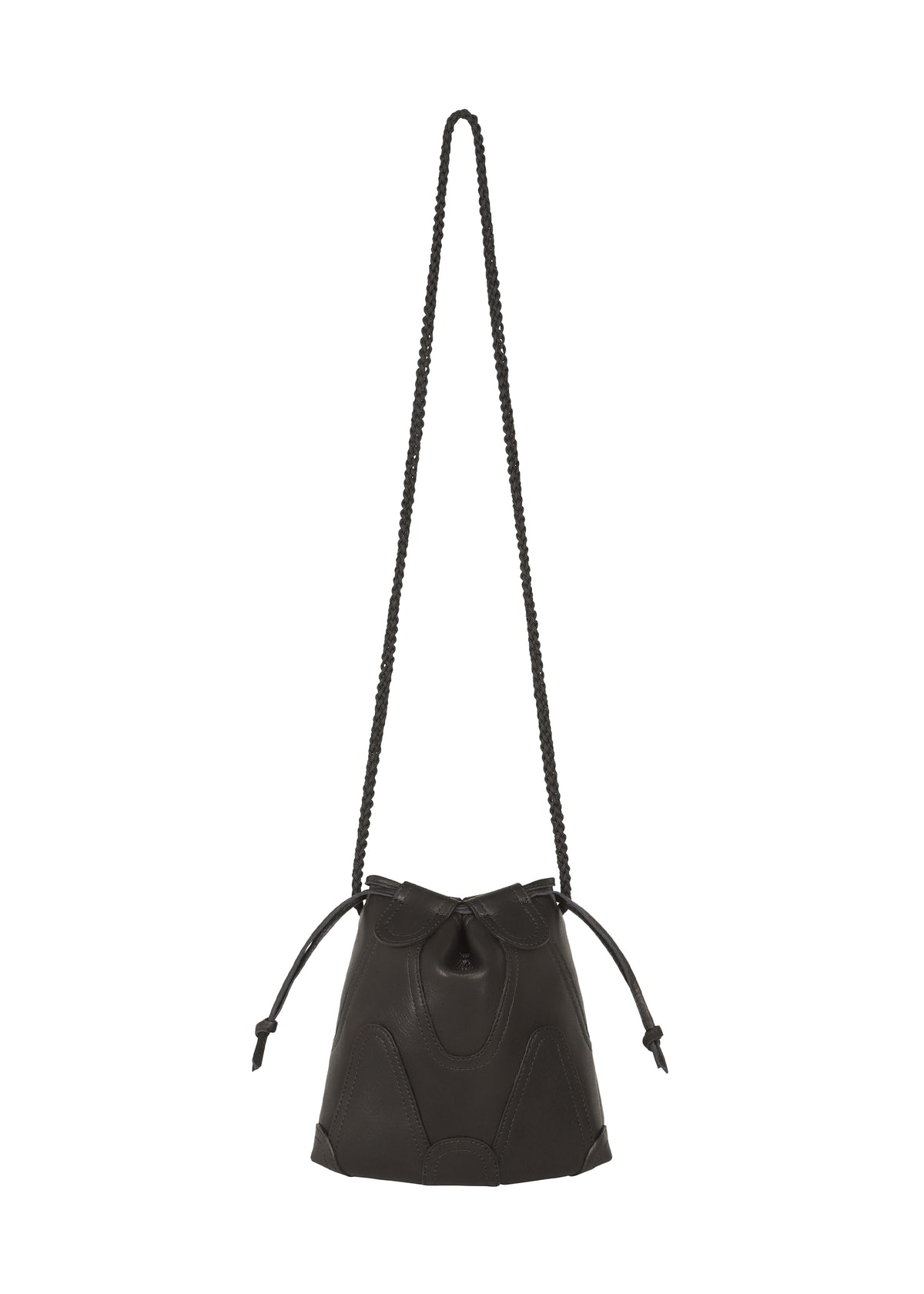 ELEMENTS LEATHER BAG、バッグ&財布_ショルダーバッグ、ブラック