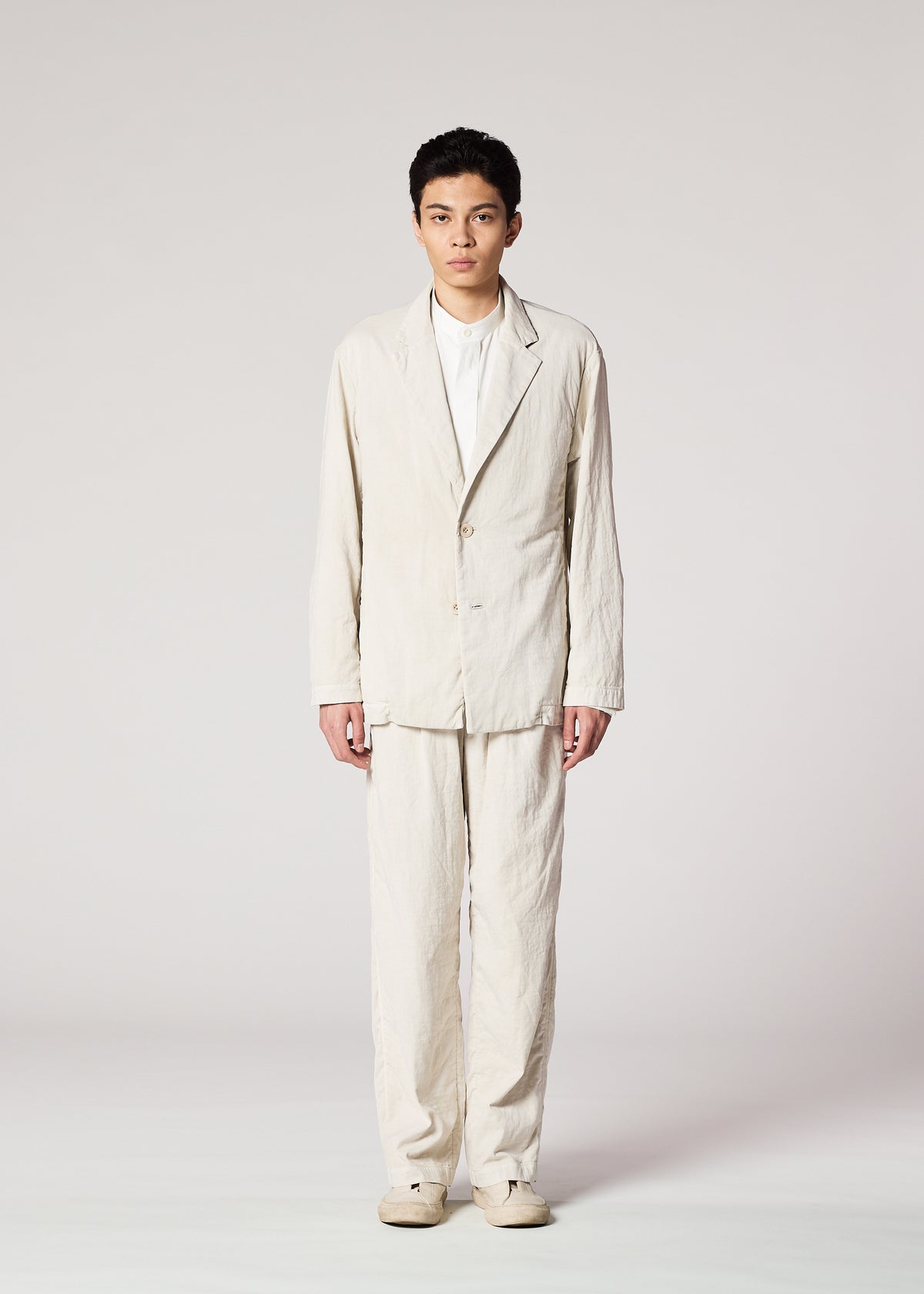 PIGMENT DOUBLE FACE COTTON、メンズ_パンツ、着用画像1