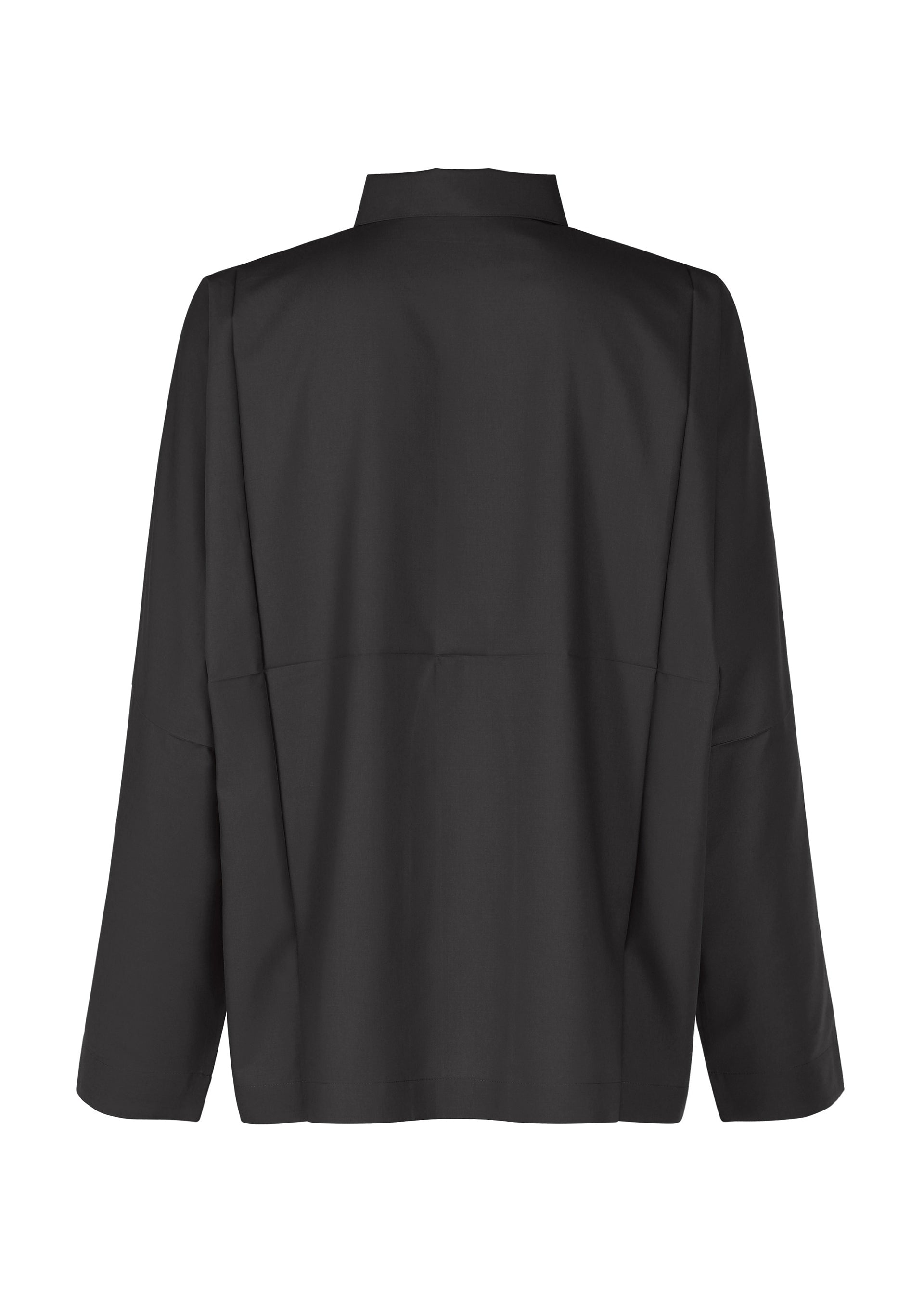 COMPACT SHIRT BLACK、メンズ_トップス_シャツ、ディテール画像1