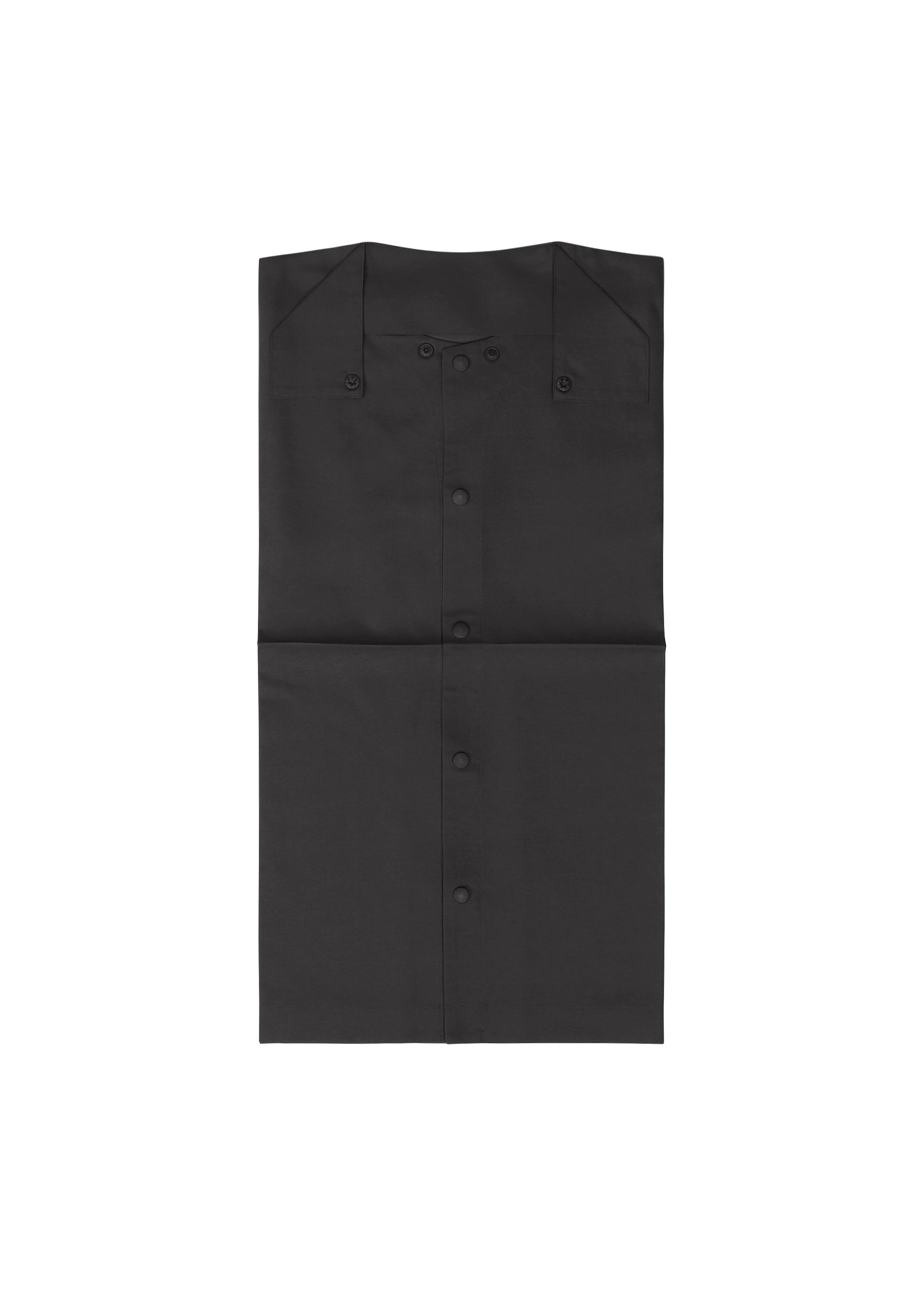COMPACT SHIRT BLACK、メンズ_トップス_シャツ、ディテール画像5