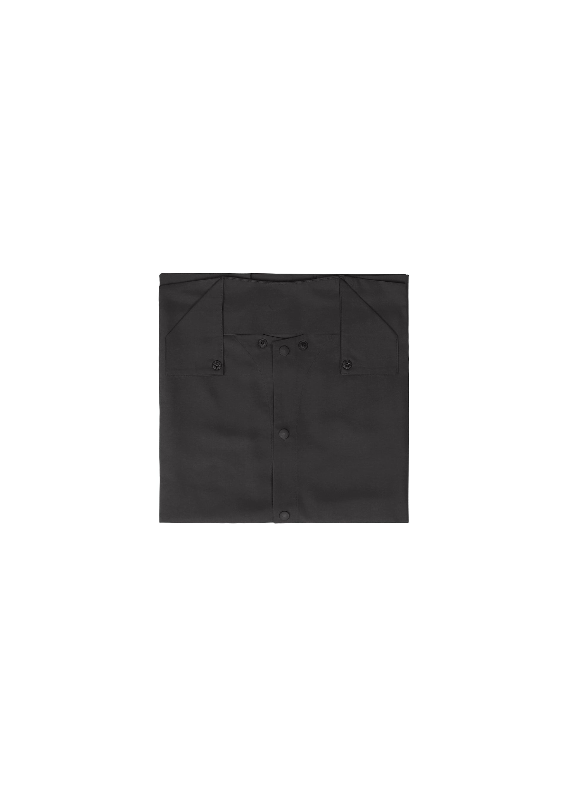 COMPACT SHIRT BLACK、メンズ_トップス_シャツ、ディテール画像6