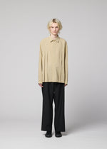 LINEN LIKE SHIRT、メンズ_トップス_シャツ、着用画像1