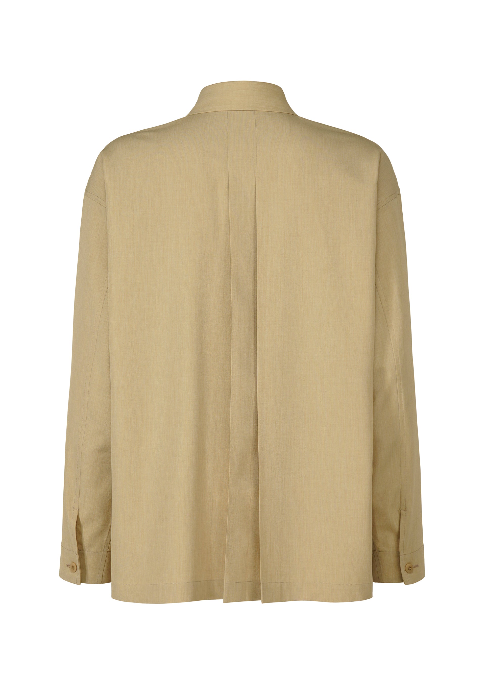 LINEN LIKE SHIRT、メンズ_トップス_シャツ、ディテール画像1