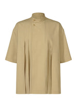 LINEN LIKE SHIRT、メンズ_トップス_シャツ、ベージュ