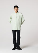 STRIPE LINEN SHRINK、メンズ_トップス_シャツ、着用画像4