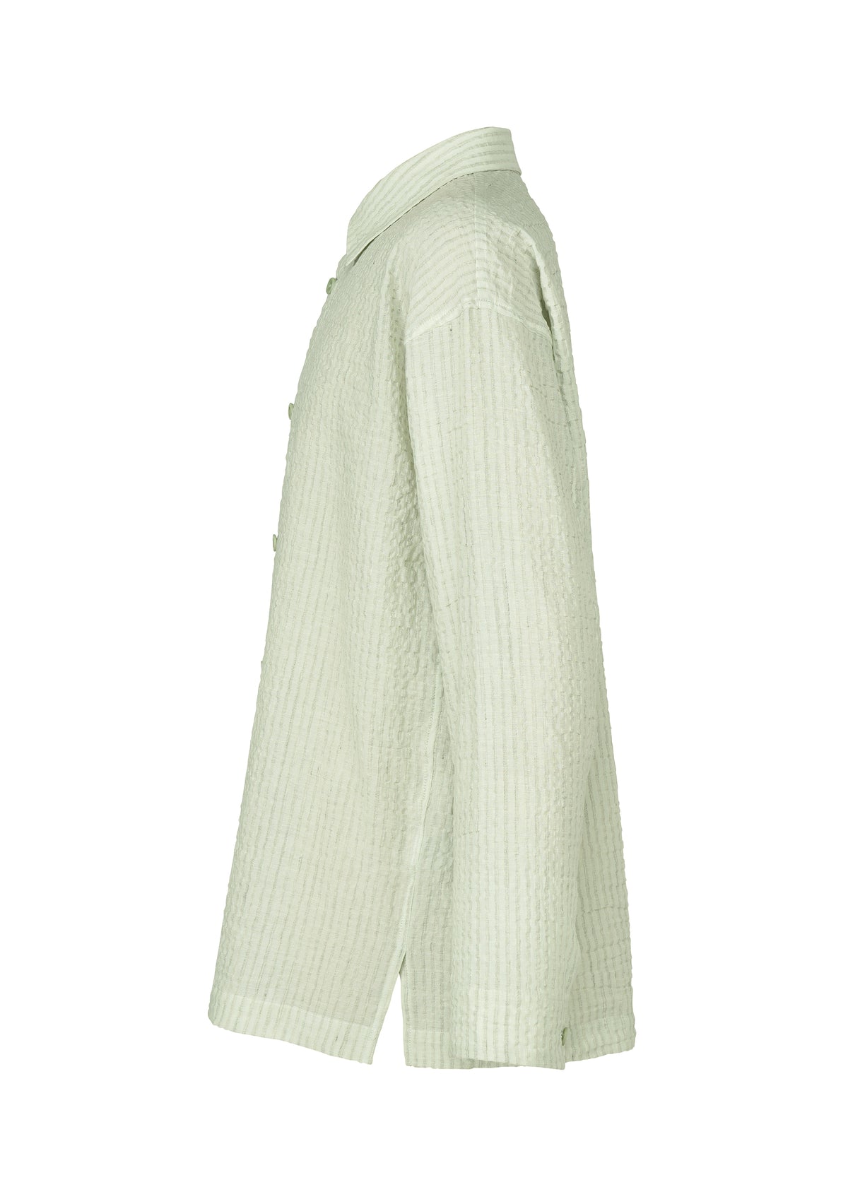STRIPE LINEN SHRINK、メンズ_トップス_シャツ、ディテール画像2
