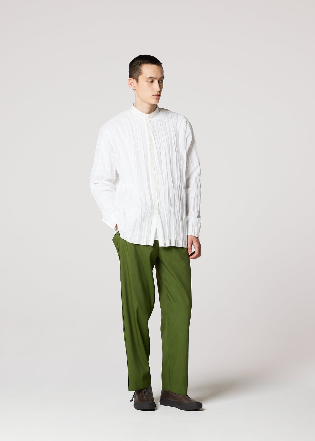 WRINKLE SHIRT、メンズ_トップス_シャツ、着用画像4