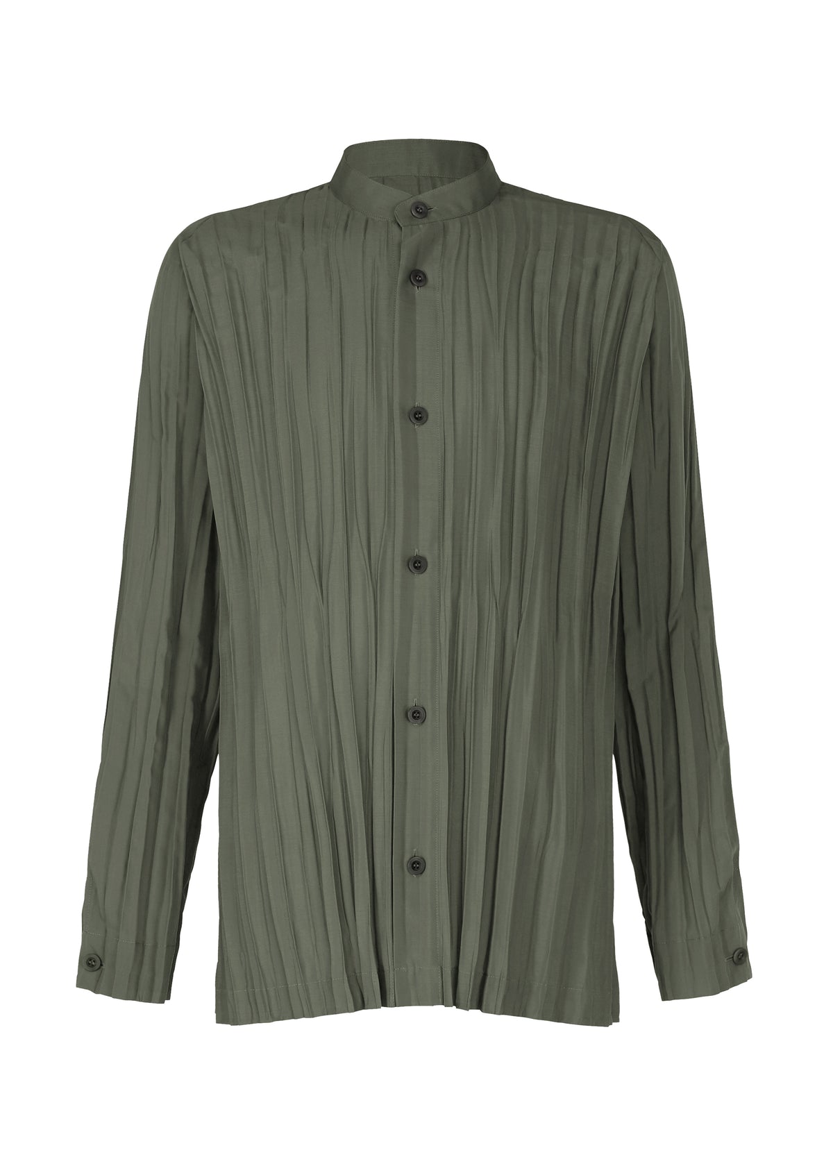 WRINKLE SHIRT、メンズ_トップス_シャツ、グレー