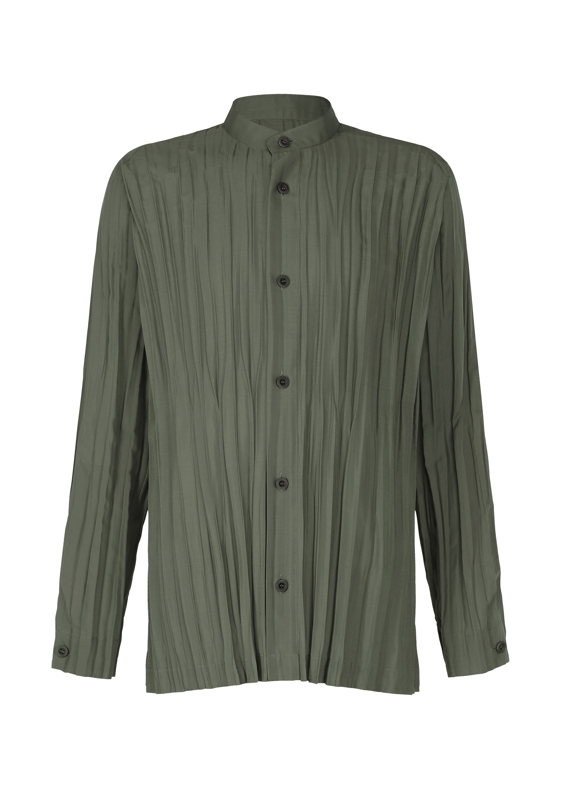 WRINKLE SHIRT、メンズ_トップス_シャツ、グレー