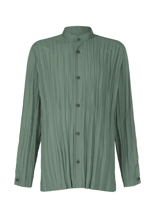 WRINKLE SHIRT、メンズ_トップス_シャツ、ブラック
